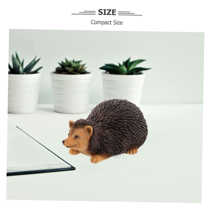 Operitacx Hedgehog Key Box Small Garden Statue House Key Hider