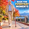 Foldable Walking Cane for Everyday Mobility – 5-Level Adjustable Lightweight