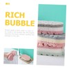 Housoutil 6pcs Bathroom Gadgets Exfoliating Shower Sponge Bathing Bubble Maker