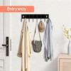 sawgos Magnetic Key Holder with 8 Hooks for Fridge Key