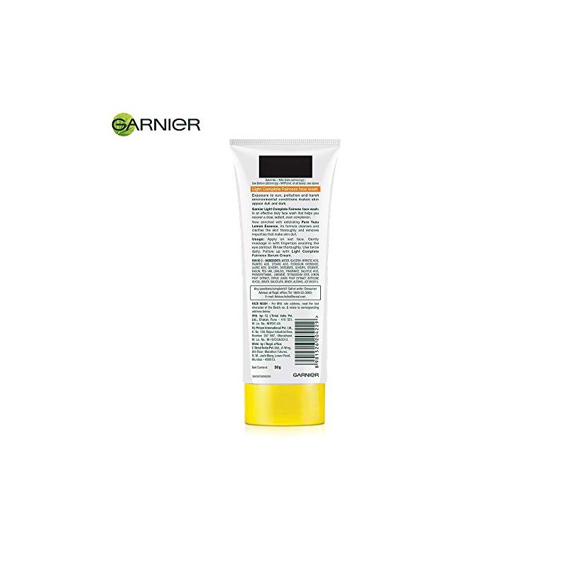 Garnier Skin Naturals White - Lavado facial completo, 50 g