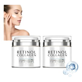 2pcs Retinol Crema Antiarrugas Reafirmante Con Colágeno 50g
