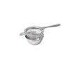 Avanti Single Handle Tea Strainer with Drip Bowl, Silver 15159