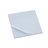 12-Pack 3x3-Inch Transparent Sticky Notes, 5.2mil Clear Plastic Self-Stick Sheets