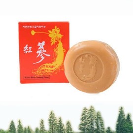 7 red ginseng soaps body red ginseng face wash soap shower luxury face wash / 홍삼 비누 7개 바디 홍삼 세안 비누 샤워 고급 세수