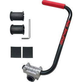 Trimmer Handle Grip for Weed Wacker Extension Handle,  String Trimmer Handle Lawn Trimmer Grips with Bracket Clamp for String Trimmer, Lawn Care, Landscaping (Orange) - Colour: black