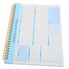 OSALADI Weekly Planner Notebook Spiral Binding Undated Pages for Flexible