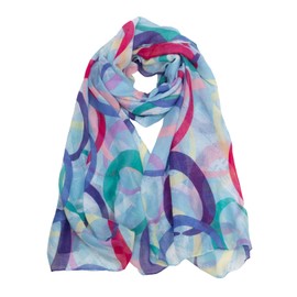 RIIQIICHY Scarf for Women Fashion Scarf Floral Print Scarves for Women Lightweight Spring Summer
