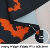 Orange Halloween Tablecloth Oval 60 x 84 Inch, Halloween Table