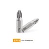 sourcing map 5pcs PZ2 Screwdriver Bit 1/4" Hex Shank 25mm/1"