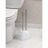 iDesign Plastic Toilet Bowl Plunger Set, Slim Compact Combo, 7.5"