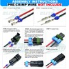 30Amp (4-PIN) Metri-Pack Waterproof Connector Terminals and Seals 10-12 AWG