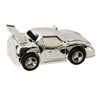 Silver-Plated Sports Car Money Box Savings Bank by Bambino