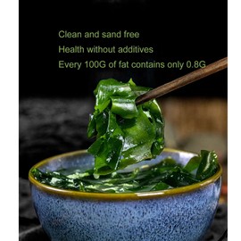 seaweed for miso soup 5.64 Oz Bags (Pack of 4)，Undaria pinnatifida，Sun Dried Seaweed, Soft Texture, taste delicious，sea weed is excellent for da shi, miso soups,and salad or as a side dish to seafood,