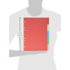 D.RECT Index for A4, K5, 5 Dividers, Ring Binder, Tabs