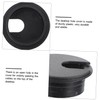 LABRIMP 12PCS Round Cable Wire Grommet Hole Cover for Computer