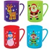 Baker Ross FX398 Tazza di Natale in Plastica - Confezione