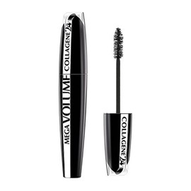 L'Oréal Paris Mega Volume Collagen Mascara, Long Lasting, Volumizing with Maxi Bristle Applicator, Black