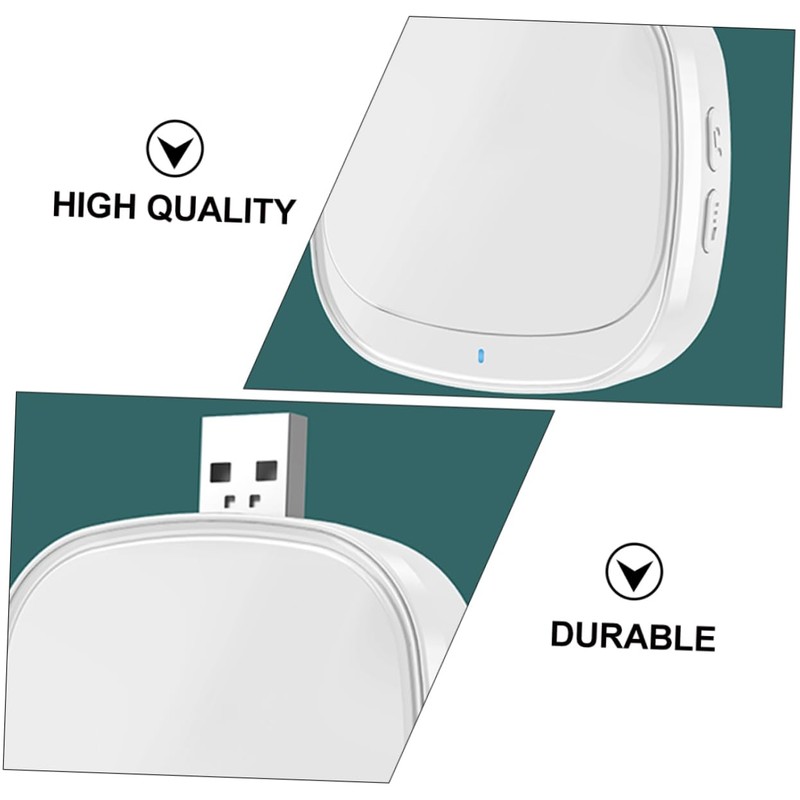 TEHAUX 1Set Wireless Doorbell Intelligent USB Door Bell with Melodies