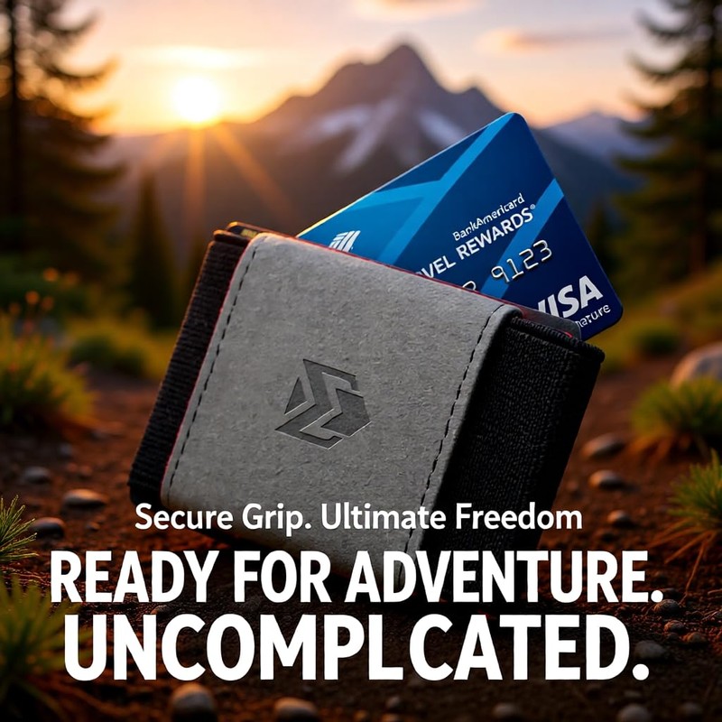 VBAX Elastic Wallet for Men & Women – Slim Minimalist