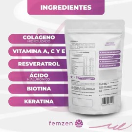 Colageno Hidrolizado Peptidos Polvo 300 G Biotina                                                                                                     