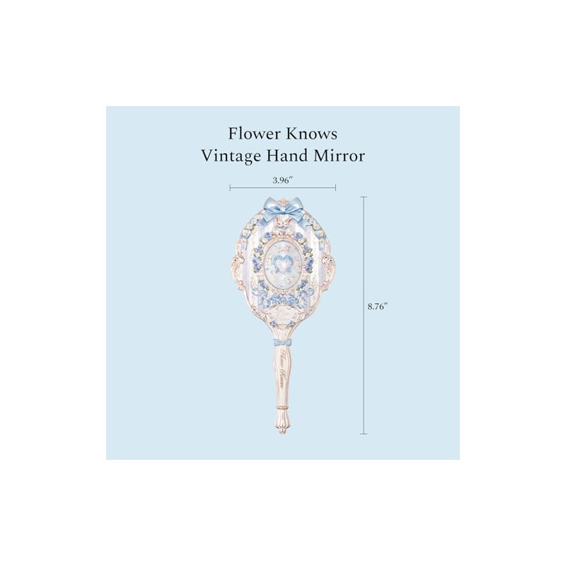 Flower Knows Bunny Garden Collection - Espejo de mano (conejito