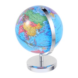 Operitacx Led Illuminated World Globe for Boys and Girls Political Boundaries Map Rotating Decorative Earth Globe for Classroom