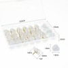 BITEYI Heart Sequin Push pins,30 Pcs Cute Heart Amber Thumbtacks