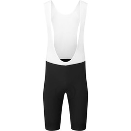LE COL Men's Pro Bib Shorts II | Padded Chamois Cycling Shorts with Gel Inserts | XS - 3XL (US, Alpha, Small, Regular, Regular, Black/White)