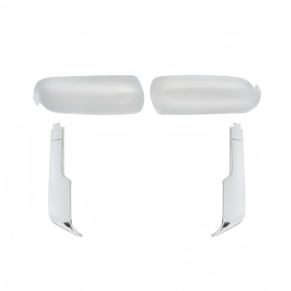 Jecoupoon Chrome Side Mirror Cover Cap Trims Compatible with Silverado