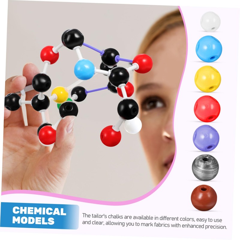 KICHOUSE 1 Set Organic Chemistry Model Kit Easy to Assemble