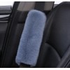 RHINORO Artificial Fur Safty Belt Seatbelt Cover, Furry Soft, Plush