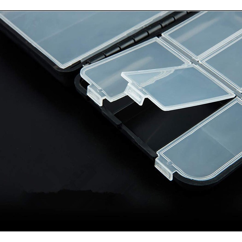 Toasis Plastic Tackle Box Case Fishing Lure Storage Container Organizer