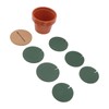 7 Pcs Cactus Coaster Set Cute Funny Green Cactus Coaster