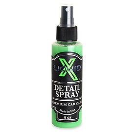 Liquid X Detail Spray - Quick Detailer with Sealant - Prevent and Remove Water Spots - No Streak Formula for Cars, Boat, RV, Motorcycle, UTV/ATV (4 oz)