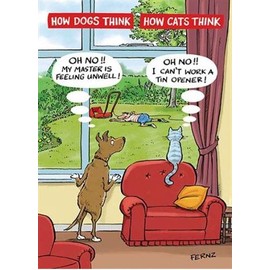 Paper House Humorous Male Birthday Card (GBCC-ANFH0026) - Master Feeling Unwell - AniMalfunction by Fernz Range