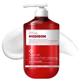 Paul Madison Deep Red Large Capacity All-in-One Foam Cleansing, 510ml, 1 ea / 폴메디슨 딥레드 대용량 올인원 폼클렌징, 510ml, 1개