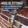 MTM Hydro Garden Hose Adapter 4 Piece 3/4” Quick Connect