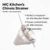 HIC Kitchen Wooden Pestle for Chinois, Hardwood, Cone-Shaped, For Purees,