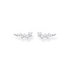 Thomas Sabo Women Earrings Ear Climber White Stones 925 Sterling