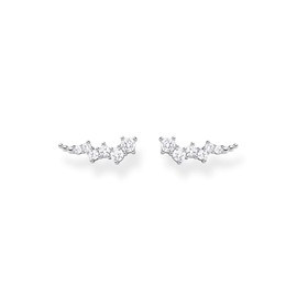 Thomas Sabo Women Earrings Ear Climber White Stones 925 Sterling Silver H2157-051-14