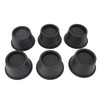 6Pcs Furniture Risers Round Plastic Furniture Lift Riser for Bed
