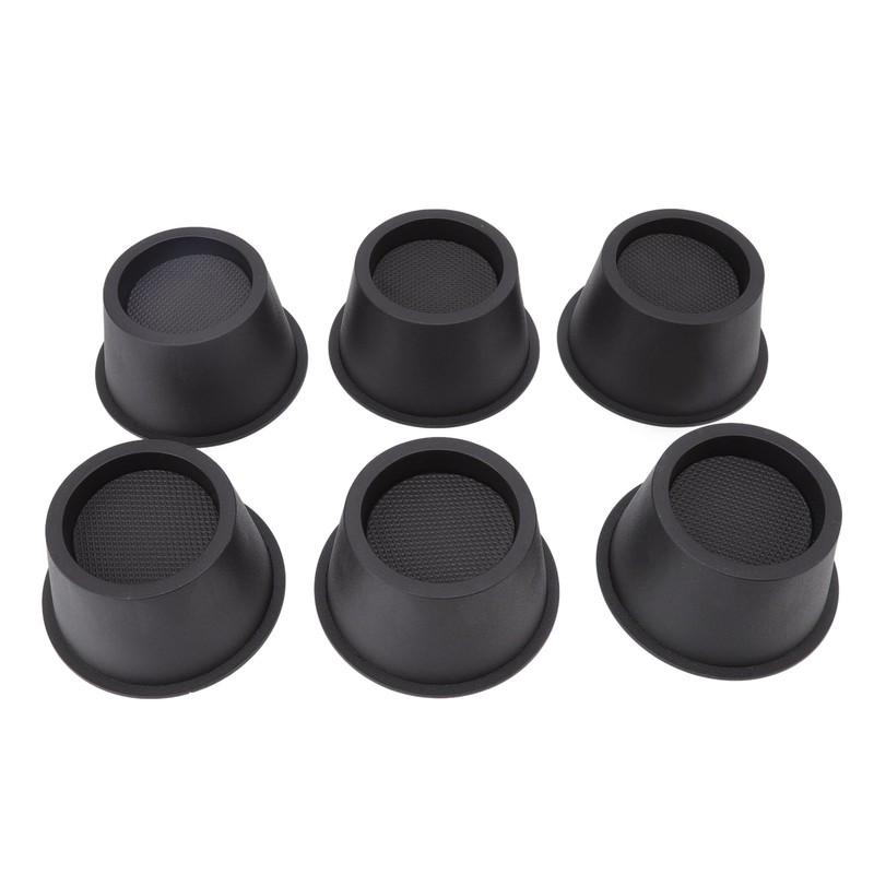 6Pcs Furniture Risers Round Plastic Furniture Lift Riser for Bed