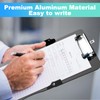 Cooperwin Clipboards Nursing Clipboard Trifold Foldable, 3 Layers Aluminum Nurse