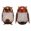 Owl Piggy Bank Owl Shaped Metal Coin Box Handwork Crafting