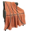 HommomH Sports Fleece Blanket 40" x 50" Basketball Texture Lightweight