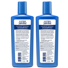 UltraSwim Chlorine Removal Shampoo Pack of 2 Moisturising Formula Removes Chlorine and Chlorine Odour 207 milliliters