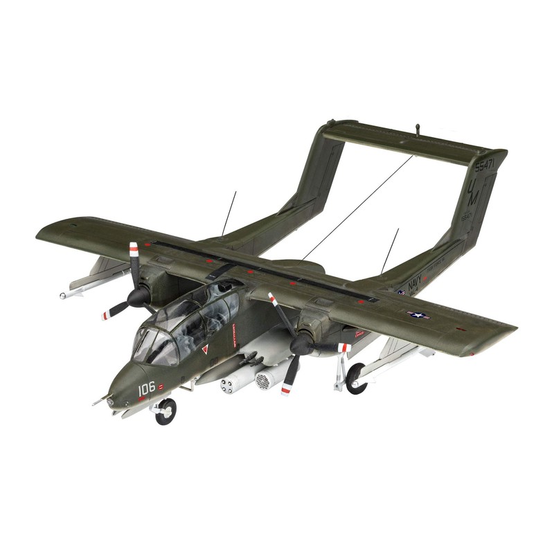 Revell 03909 12 Modellbausatz OV-10A Bronco im Maßstab 1:72, Level