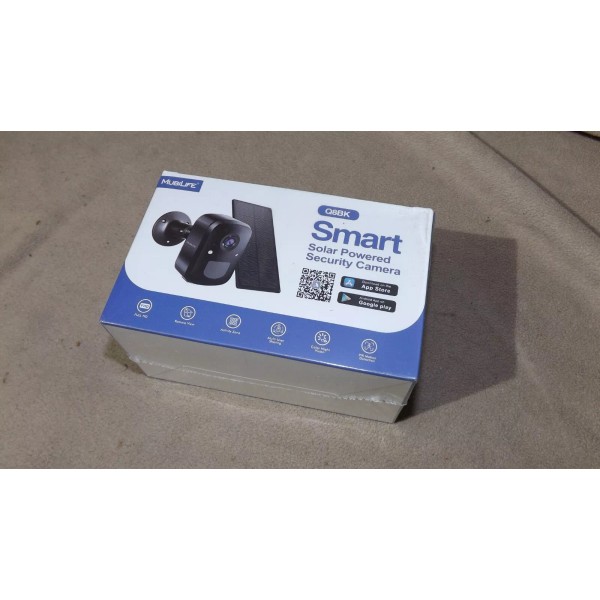 ADT MubiLife Smart Solar Powered Security Camera Q8BK