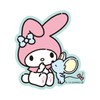 My Melody [Die Cut Sticker] Character Sticker/Kiss Sanrio